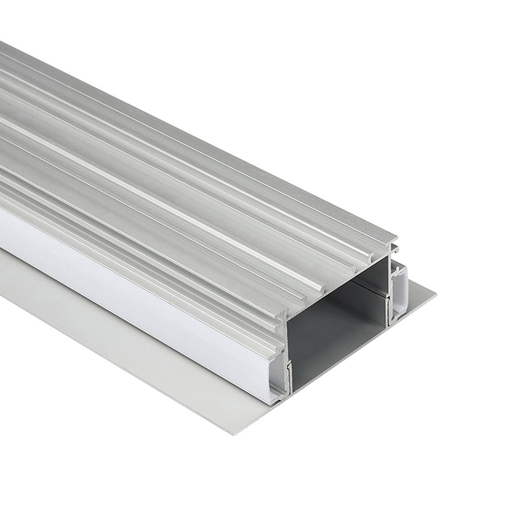Profilé aluminium pour angle 45° - 5 mètres (5 x 1 mètre) diffuseur