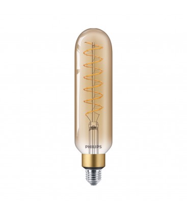 Ampoule LED E27 Philips décorative à filament - LED classic-giant 40W E27  T65 GOLD DIM - Decoreno