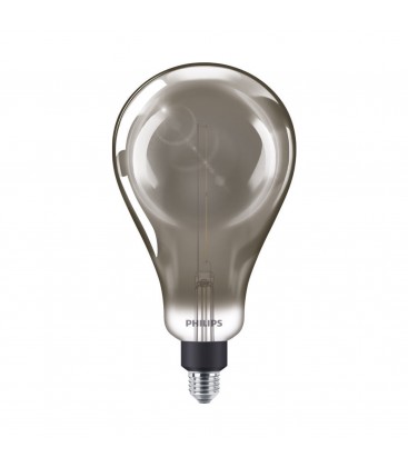 Ampoule LED E27 Philips décorative à filament - LED giant 25W E27 A160 4000K smoky D