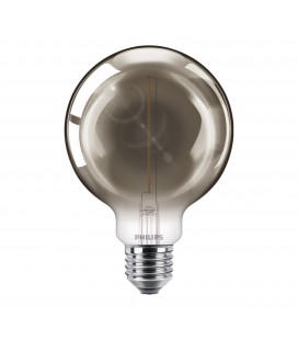 Ampoule LED E27 Philips décorative à filament - LED classic 15W G93 E27 smoky ND SRT4