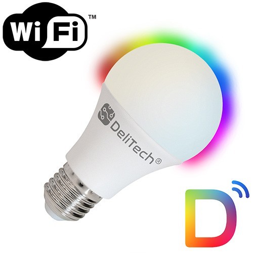 Ampoule LED E27 9W Connectée WIFI RGB+CCT